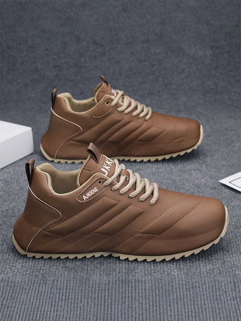 Agan Men's Shoes 2026 New Summer Anti-slip Wear-resistant Outdoor Casual Sports Retro Thick Bottom Dad Trendy Shoes