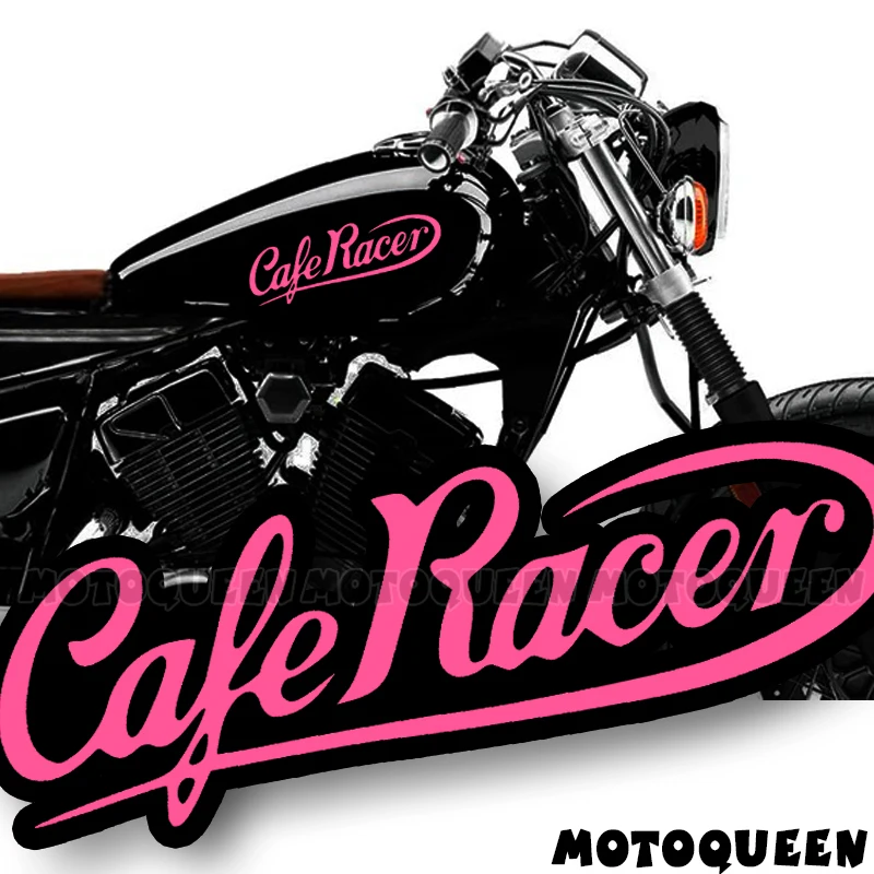 

Cafe Racer Retro Motorcycle Sticker Fuel Tank Pad Side Reflective Waterproof Decals Stickers For Harley Indian Car Motorbike