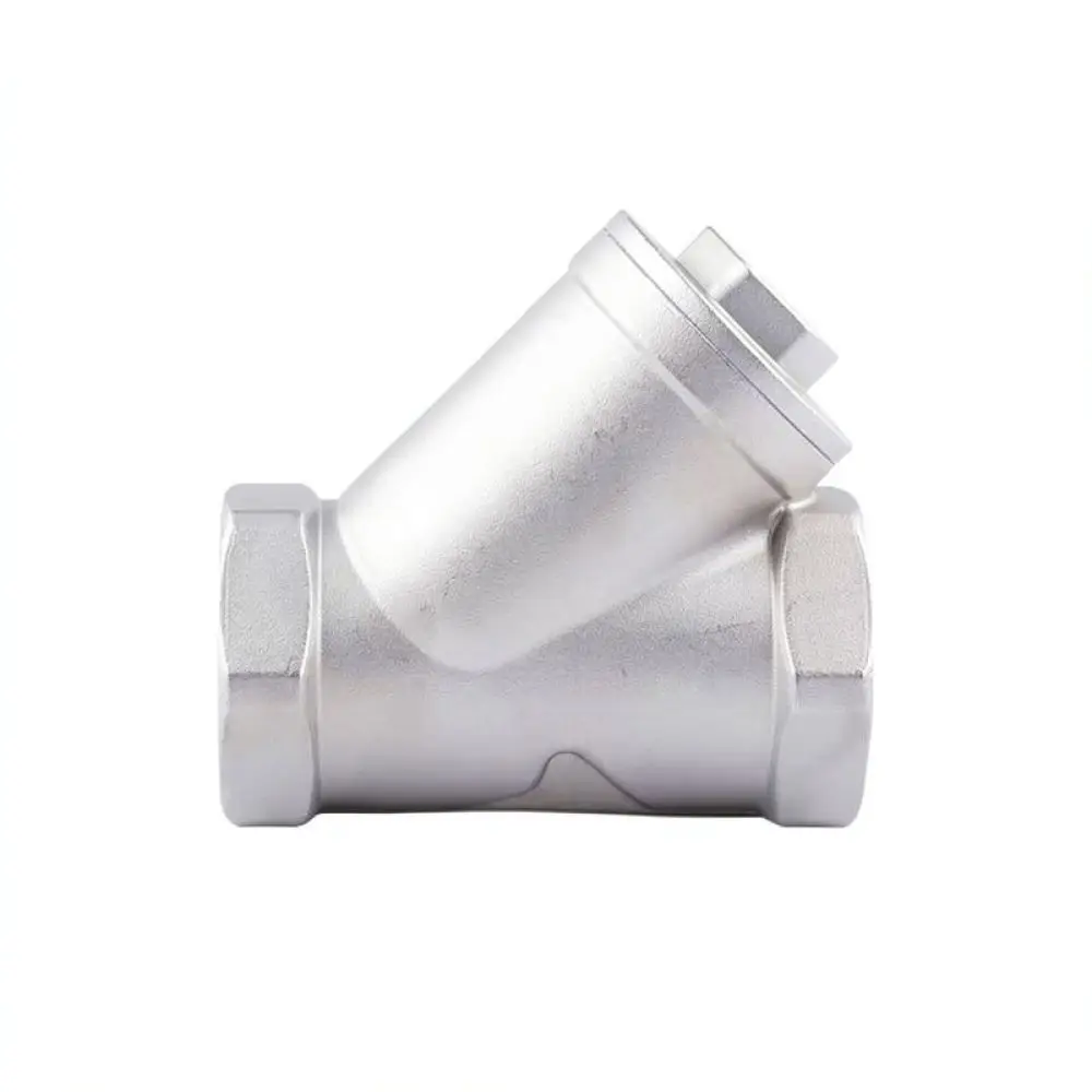 Industrial Grade Stainless Steel 304 Y Strainer Threaded Pipe Filter Water Gas Fluid Cleaning Device Pipeline Part