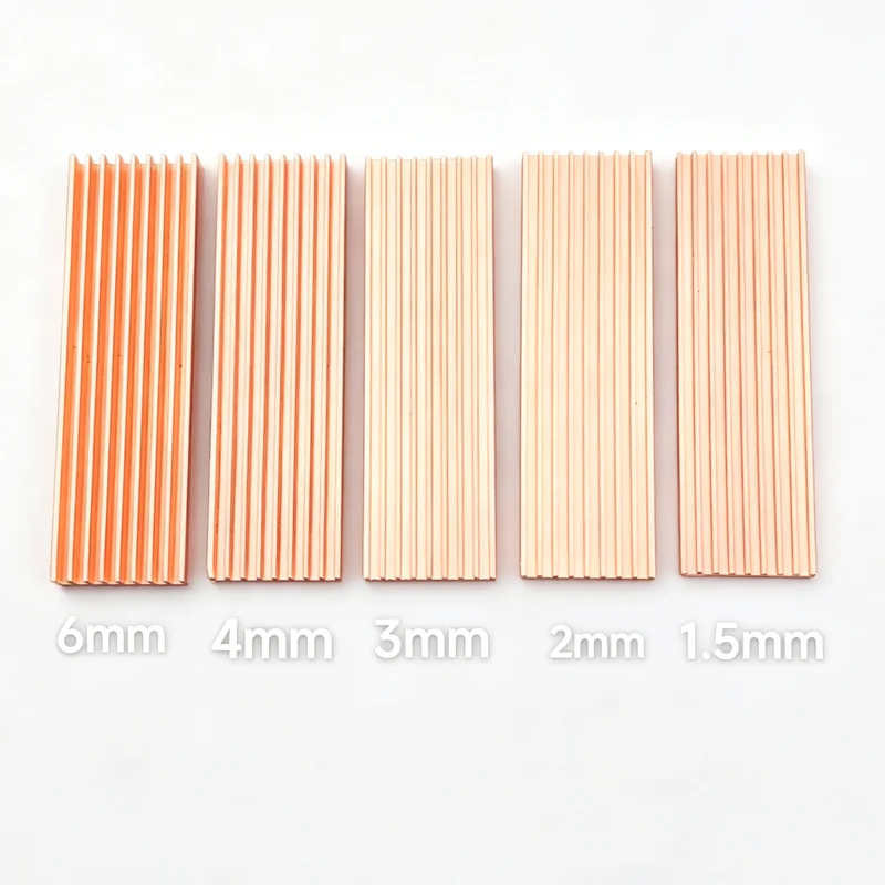 Heatsink Cooler Heat Sink Thermal Conductive Adhesive for M.2 2280 PCI-E NVME SSD 1.5/ 2/3/4mm