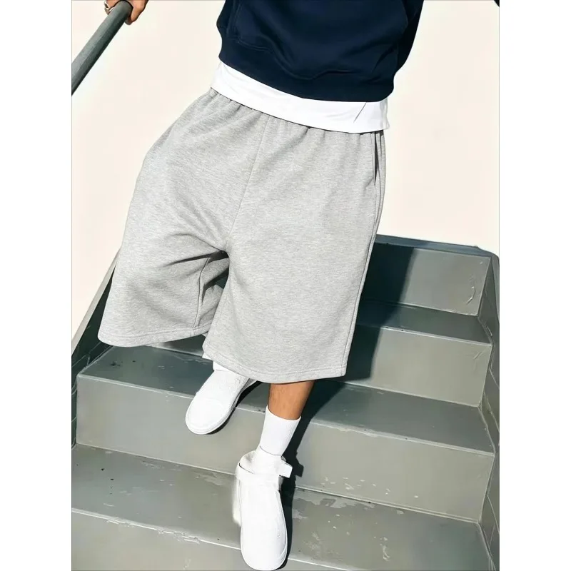 Men's Loose Casual Shorts, American Retro Style Straight Leg Men's Shorts, Summer New Unisex Casual Sports Shorts