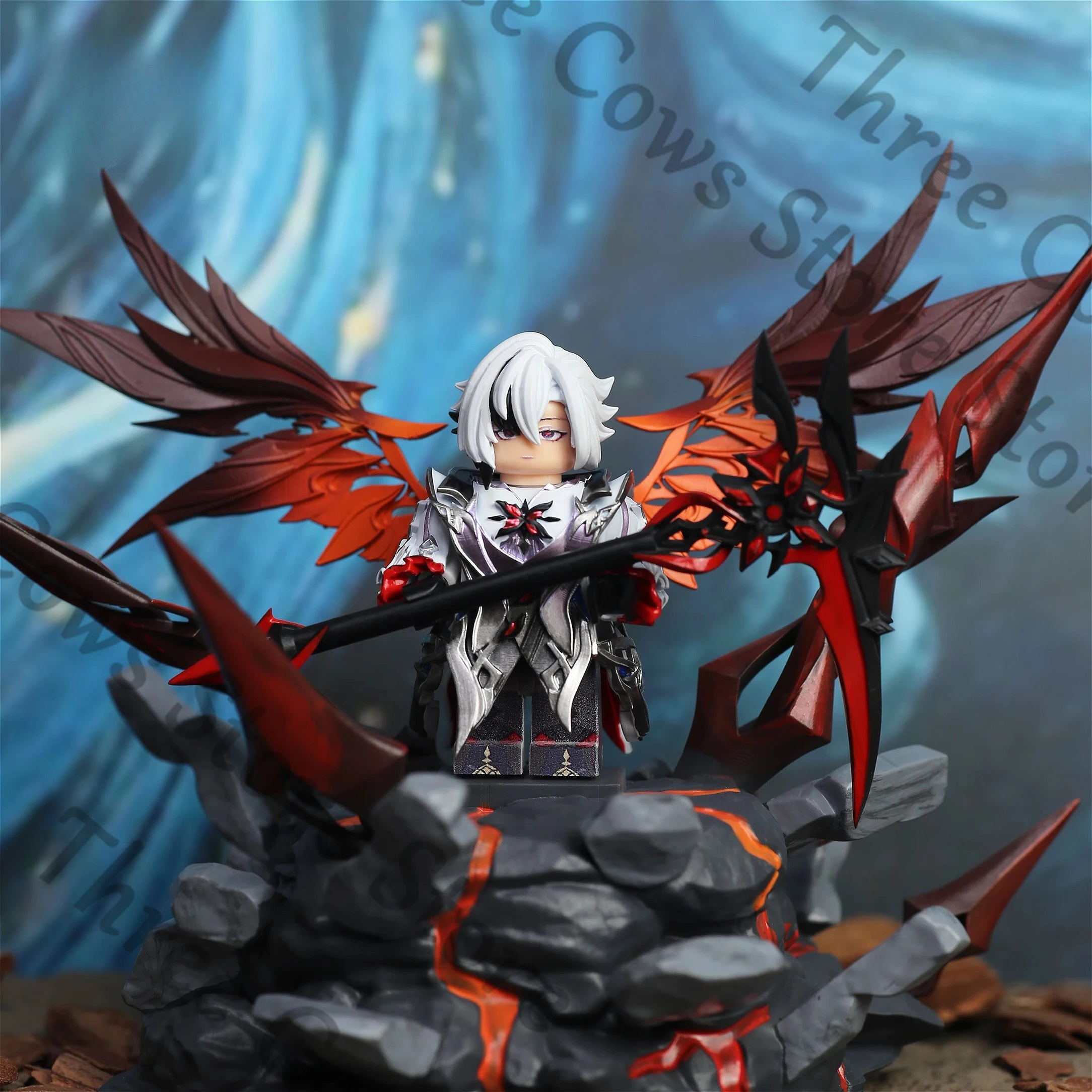 

Аниме Genshin Impact: Фигурка Арлекино Перуэре для косплея, мультяшная модель, ручная работа, миниатюрная фигурка, сборная модель (гараед-кит), подарок