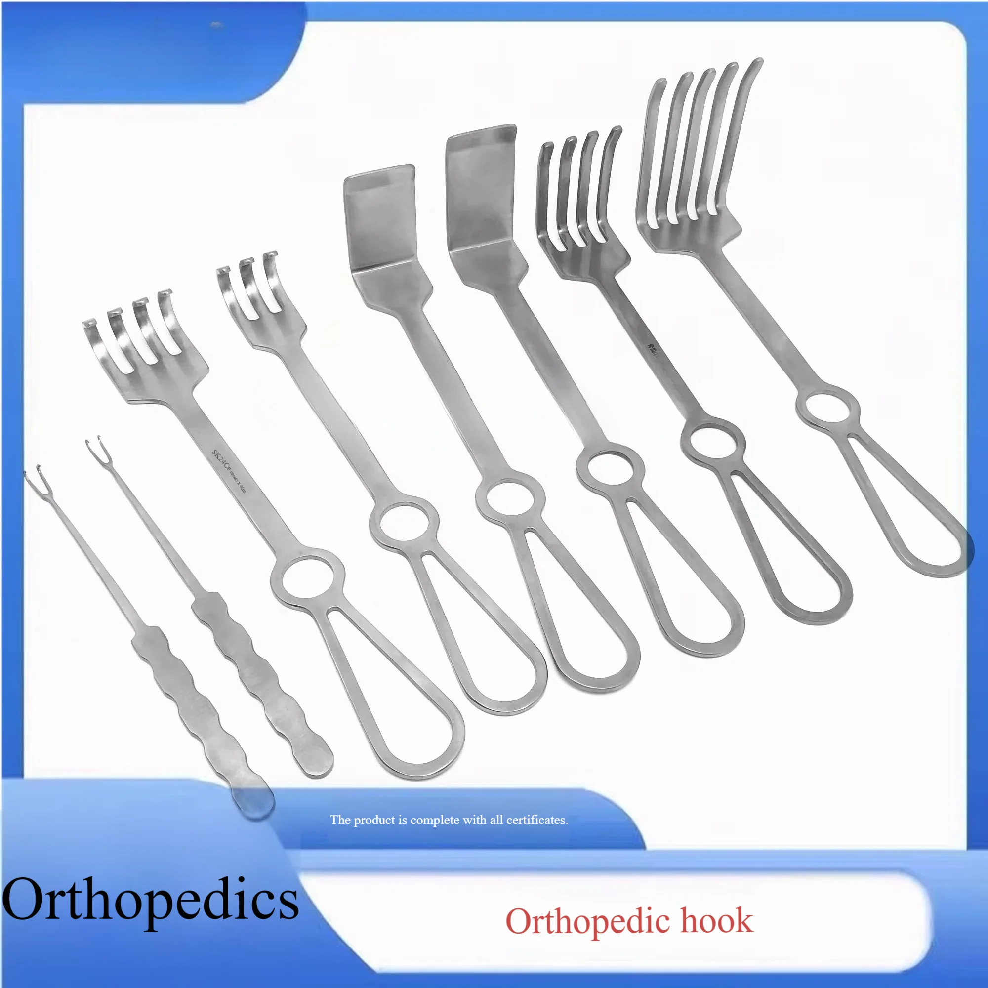 

Professional Orthopedic Retractor for Surgeons - Small Flat Design Ideal for Skin and Abdominal Surgery