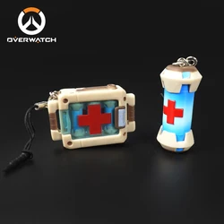 Game Overwatch Keychains Simulation Medicine Bag Pendant Keyring Fans Collection Gifts Car Bag Key Ring Accessories