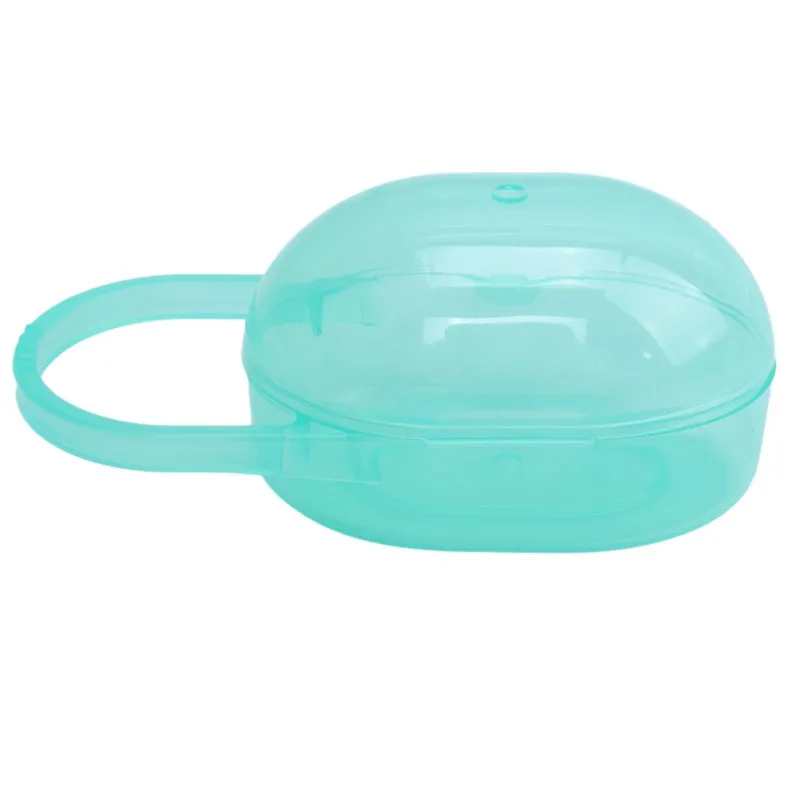 1PC Baby Solid Pacifier Box Soother Container Holder Pacifier Box Travel Storage Case Safe Holder Pacifier PP Plastic Box