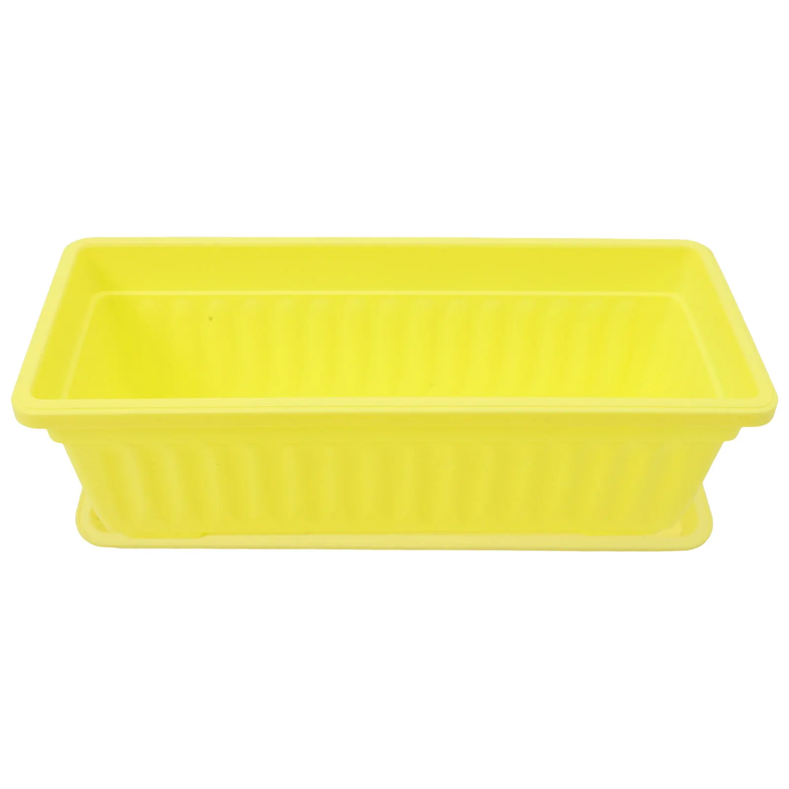 

2 Sets Rectangular Flower Pot Vegetable Growing Container Large Planter Box For Garden Patio Indoor Outdoor Drainage Succulent