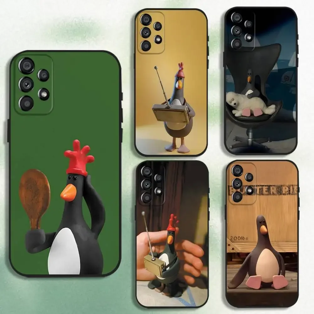 

W-WallaceS cute G-Gromit Phone Case For Samsung Galaxy A20,A21s,A22,A31,A32,A52,A53,A72,73,A80 Soft Black Cover
