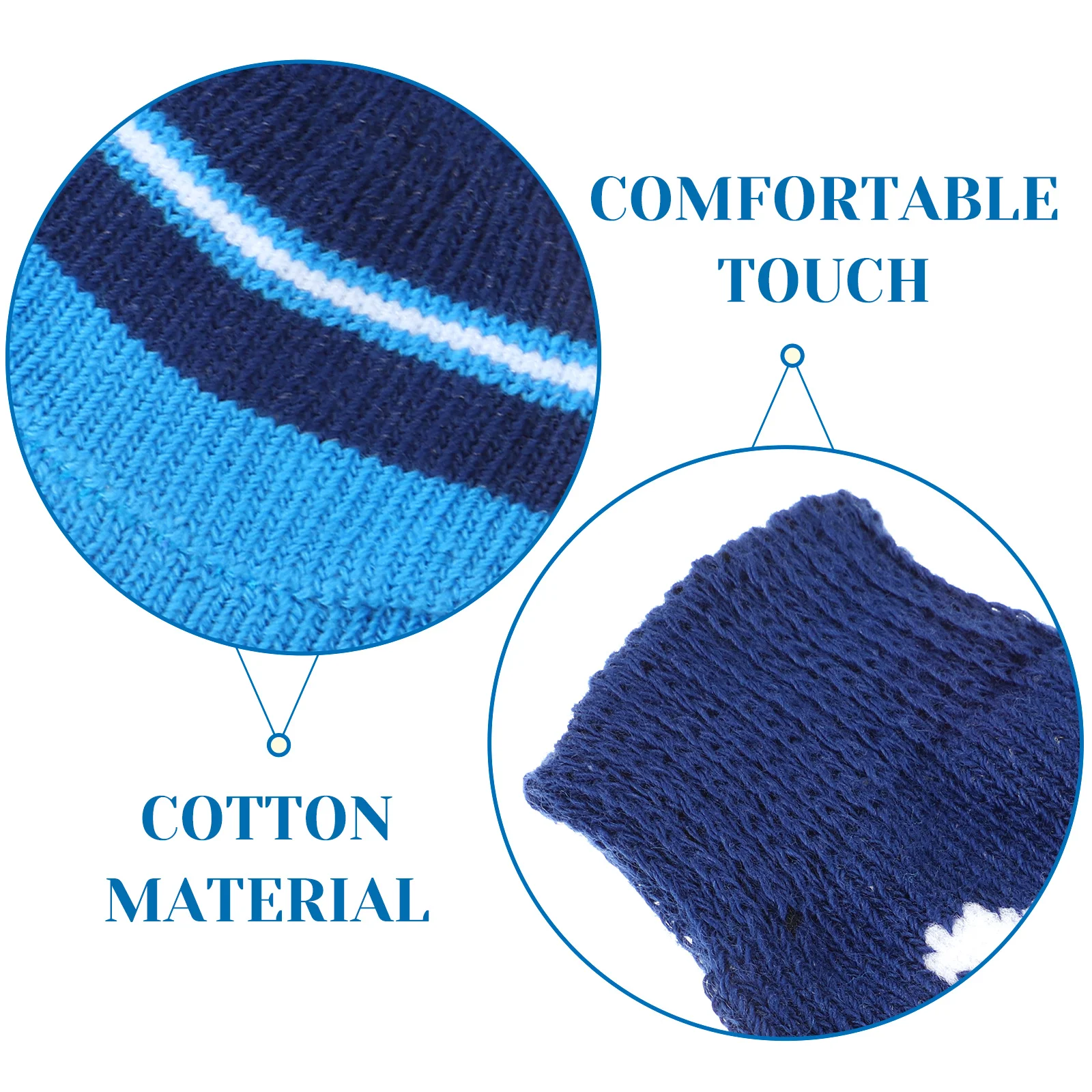 

2 Pairs Non-slip Pet Socks for Small Dogs Grips Cotton Puppy Accessories Protect Paws Dirt Cold Snow Ice Salt Breathable Elastic