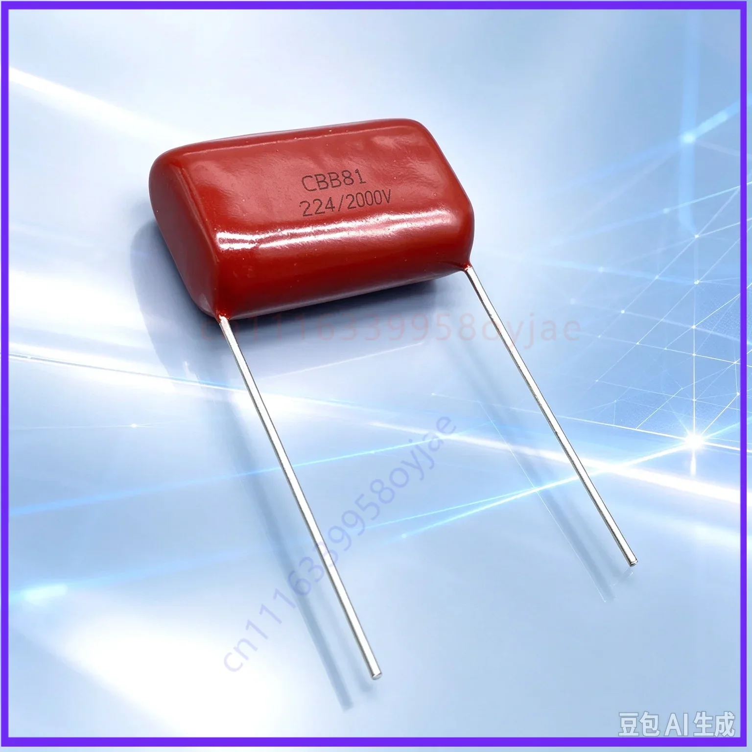 Premium CBB81 Copper Lead Film Capacitor 224 0.22uf 220nf 2000v 2kv for Ultrasonic Mask Machine  100pcs