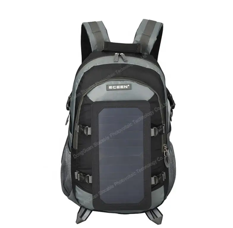 Aspirador de pó mochila a pilhas, Mochila Solar com Painel Solar, 6.5 W