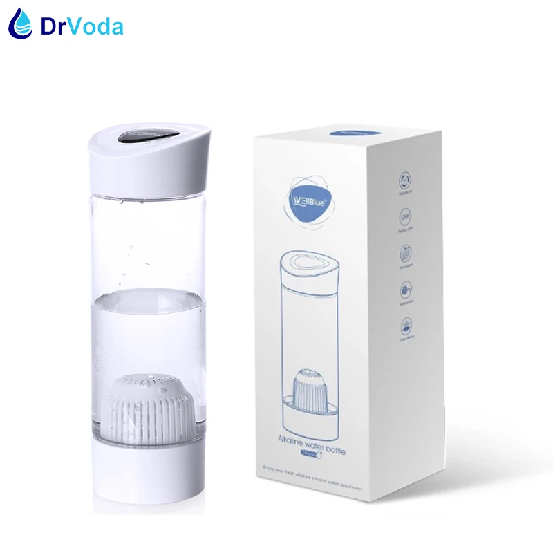 

550ml Alka Cup Molecule Hydrogen Mineral Alkaline Ionizer Portable Water Filter Bottle