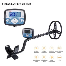 Treasure Hunter MT705 Professional Underground Metal Detector Waterproof Search Coil High Sensitivity Metal Detecting Tool