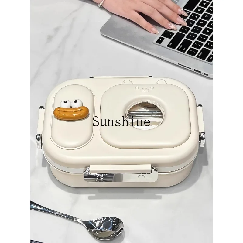 

Office workers lunch box for primary school students, children's bento lunch box, microwave oven heating