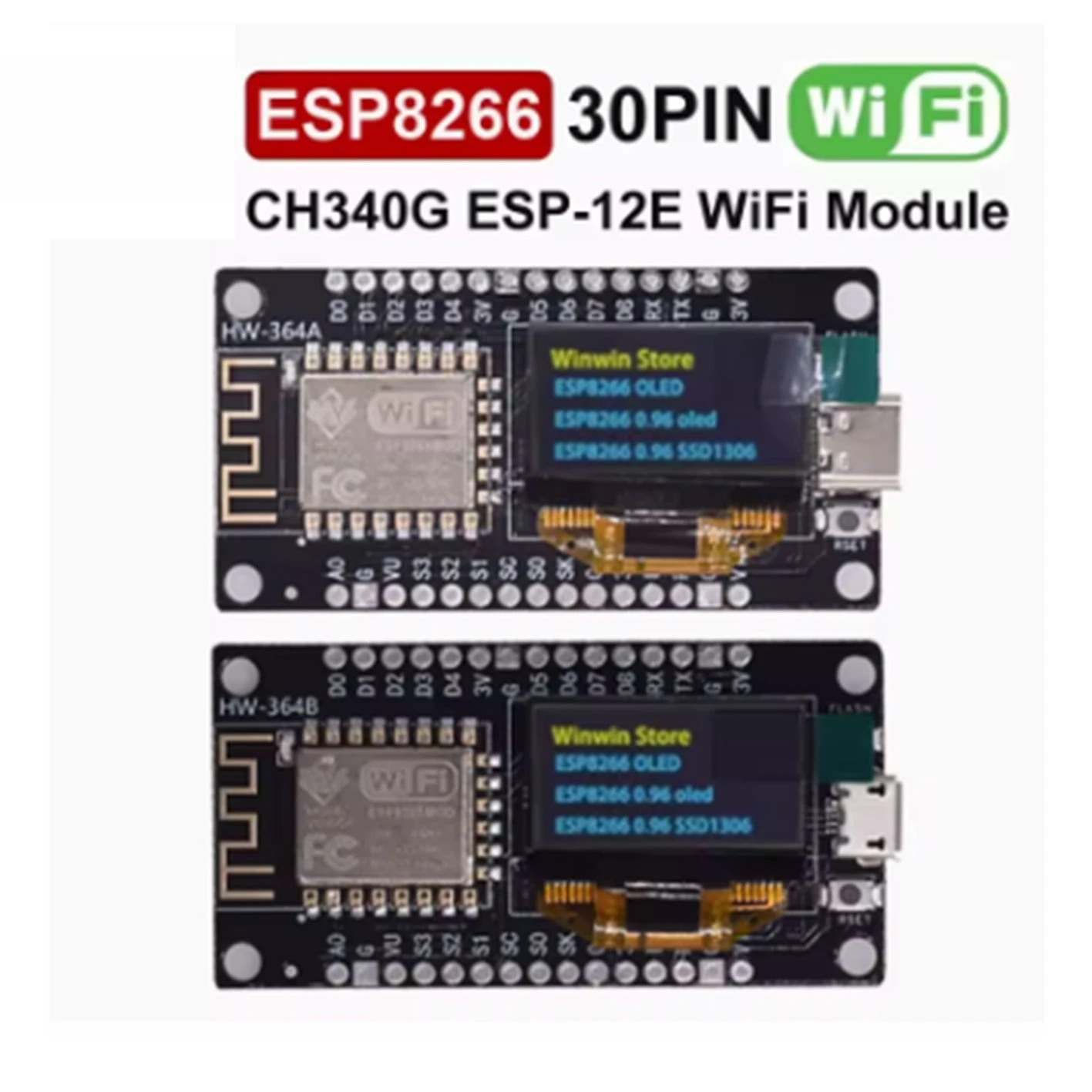 

ESP8266 Development Board CH340G Serial Port 0.96 OLED Display Nodemcu WiFi Module For IoT DIY Projects