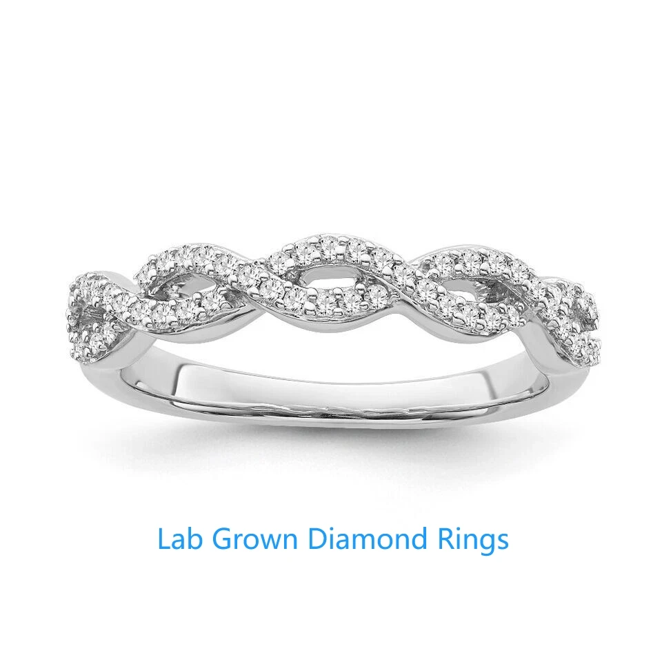 

Platinum 950 0.2CTW HPHT DEF VS-VVS Lab Grown Diamond Anniversary Ring Gift For Lady