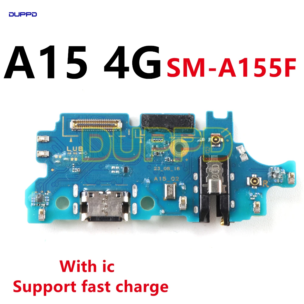 USB Charging Port Dock Board Connector Main Motherboard Flex Cable For Samsung Galaxy A15 4G A155F A155