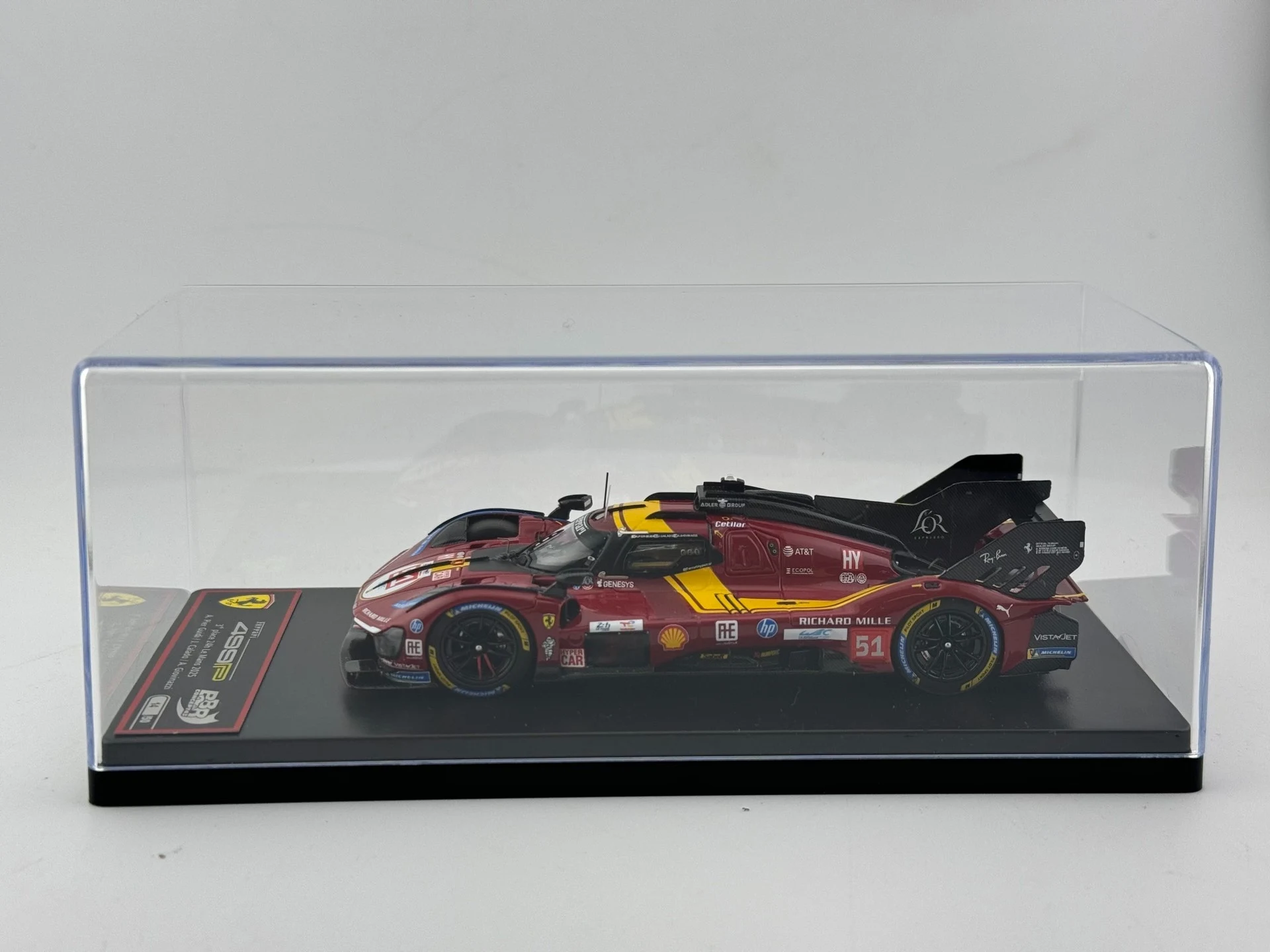 No Color Box Diecast BBR 1/43 Scale 499P Car Model
