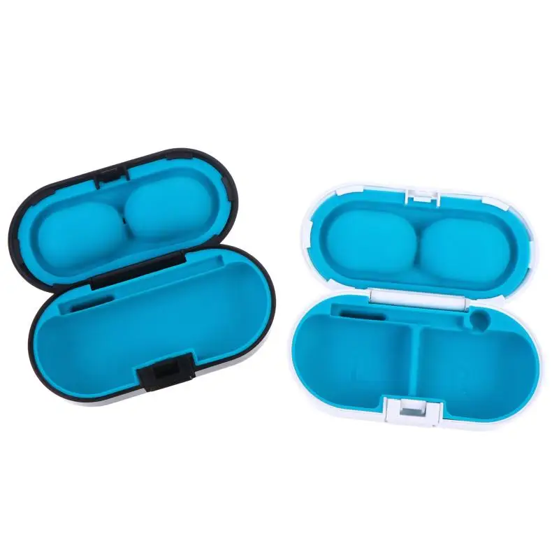 1Pcs Hearing Aid Case Organizer Portable Hearing Aid Hard Protective Storage Box For Sound Amplifier Hearing Aid Accessories
