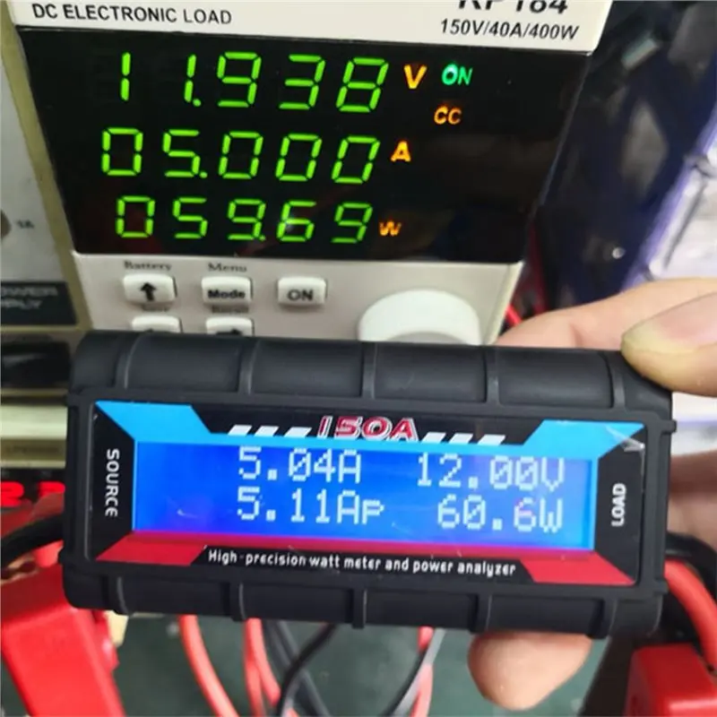 YANA50I RC Power Meter 300A High Precision Watt Meter LCD Digital Voltmeter Ammeter Power Analyzer RC Power Detector Monitor