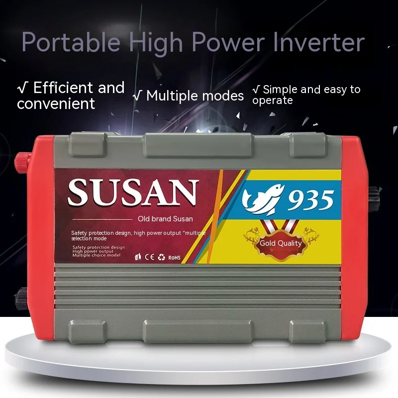 

2024 New SUSAN-935MP 12V 1200W sine wave inverter head high power electronic booster power saving kit Power converter