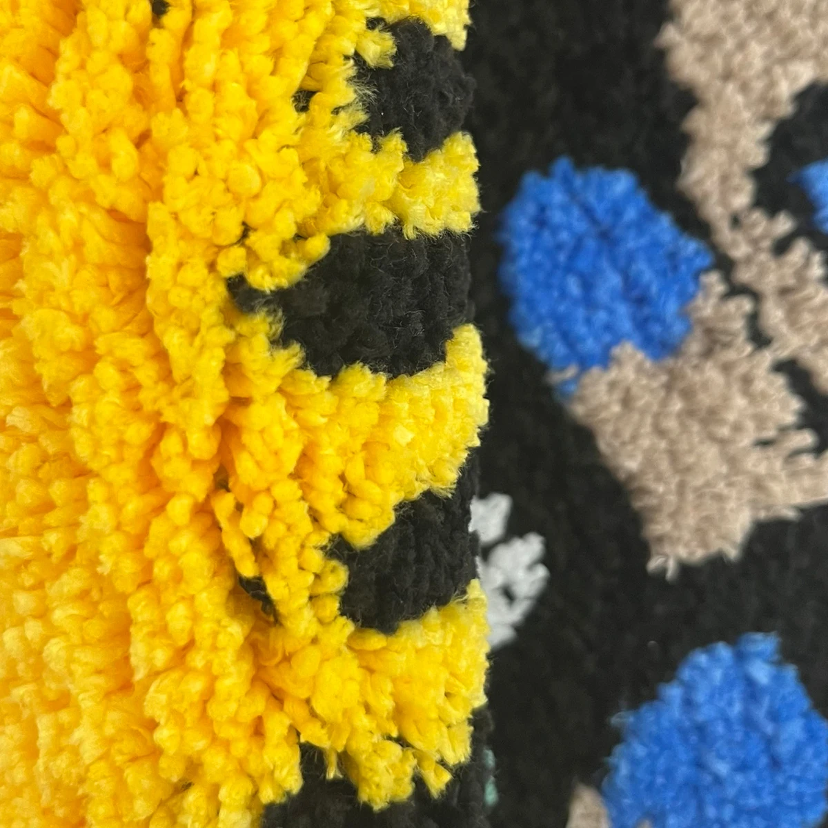 Yellow Lighter Don\'t Smoke Flocking Rug Living Room Carpet Bathmat Bedside Rug Soft Bedroom Floor Pad Aesthetic Home Decor