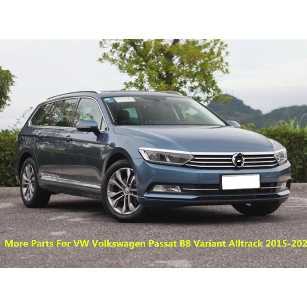 Car Stick Lamp Front Fog Light Trim Frame Eyebrow For VW Volkswagen Passat B8 Variant Alltrack 2015 2016 2017 2018 2019 2020 view 6