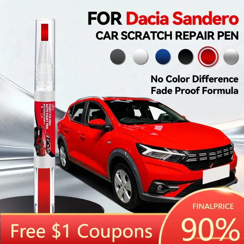 2026 Car Tool Accessories Car Paint Repair Pen For 2008-2025 Dacia Sandero Paint Scratch Repair Accessories Blue Green Grey Red