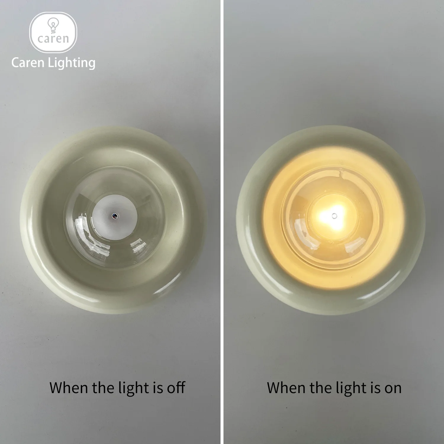 Caren Lighting Futurism Wall Sconces Lighting Design Glass Electroplating LED Bauhaus Contemporary Modern Cozy Light Fixture