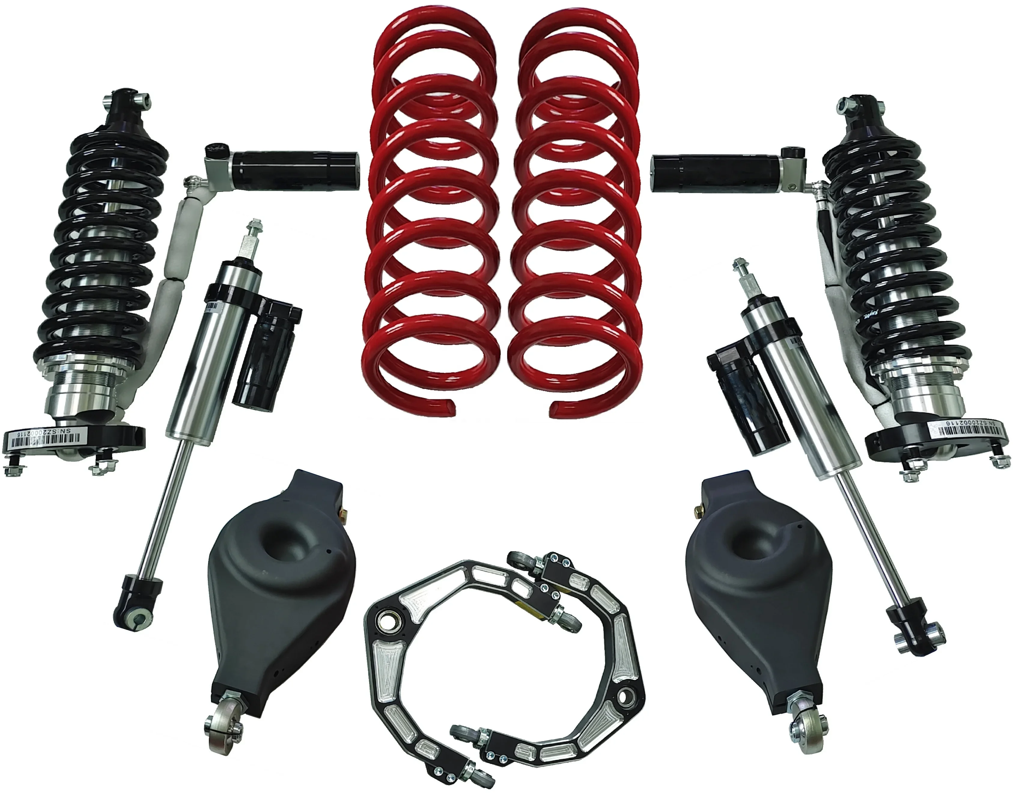 0-2Inch Suspension Lift Kit Upper Lower  Control Arm + Shocks Absorbers Coil Springs for  Nissan Patrol Y62