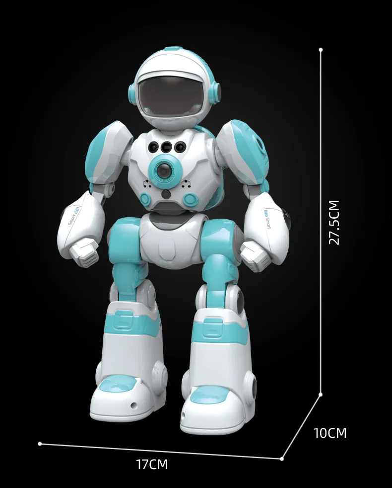 Smart Kids Robot Interactive Intelligent Robo for Kids Robotics Music Dance Record Repeat Touch Gesture Control Toys for Boys Children Christmas Gifts Ship from US Warehouse Fast Delivery