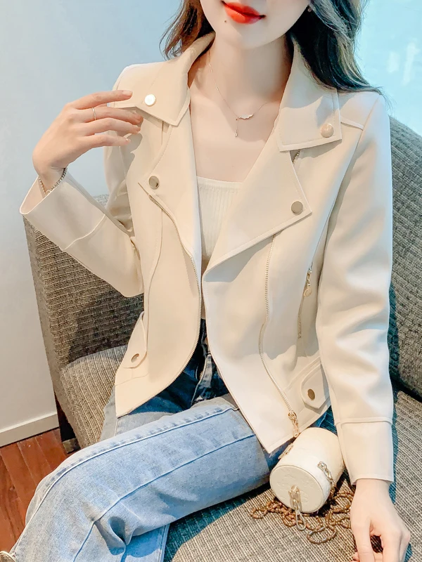 

Trench Coat Female Graceful Epaulet Extended Beautiful Folded All-Matching Girls Cuffs Stitched Tailored Double-Faced Slim-Fit