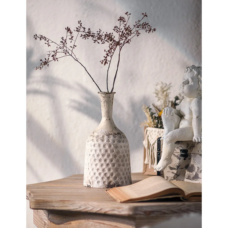 

Новый дизайн: белая металлическая ваза в скандинавском стиле для декора свадебного или домашнего стола, в продаже