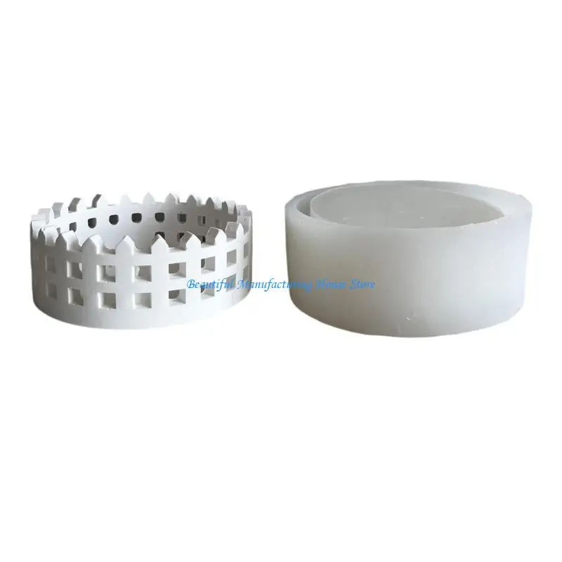 E56A قواعد زارع السياج الأنيقة قالب ارتفاع درجة الحرارة مقاومة سيليكون زارع قاعدة القالب لعشاق البستنة