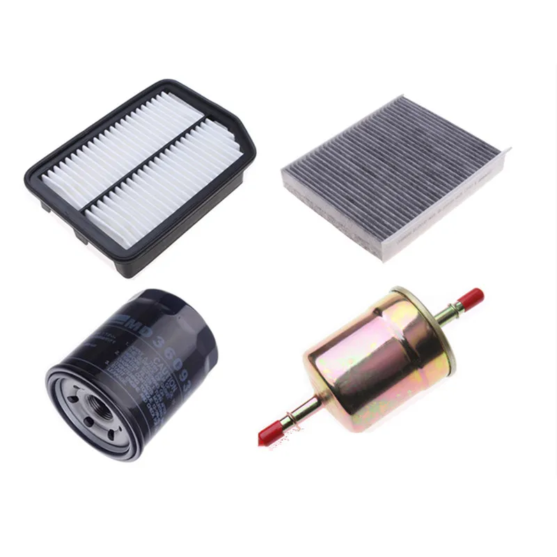 4pcs/set Filter kit for 2018 new for CHANGAN CS35 plus 1.6L air filter&oil filter&fuel filter&cabin air filter