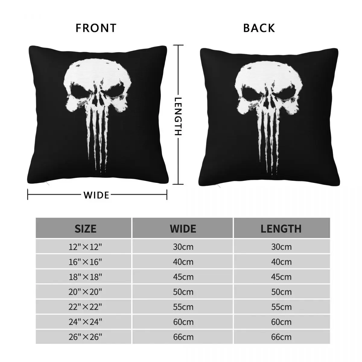 Skull Pirates Square Pillowcase Polyester Linen Velvet Printed Zip Decor Sofa Cushion Cover Wholesale 18