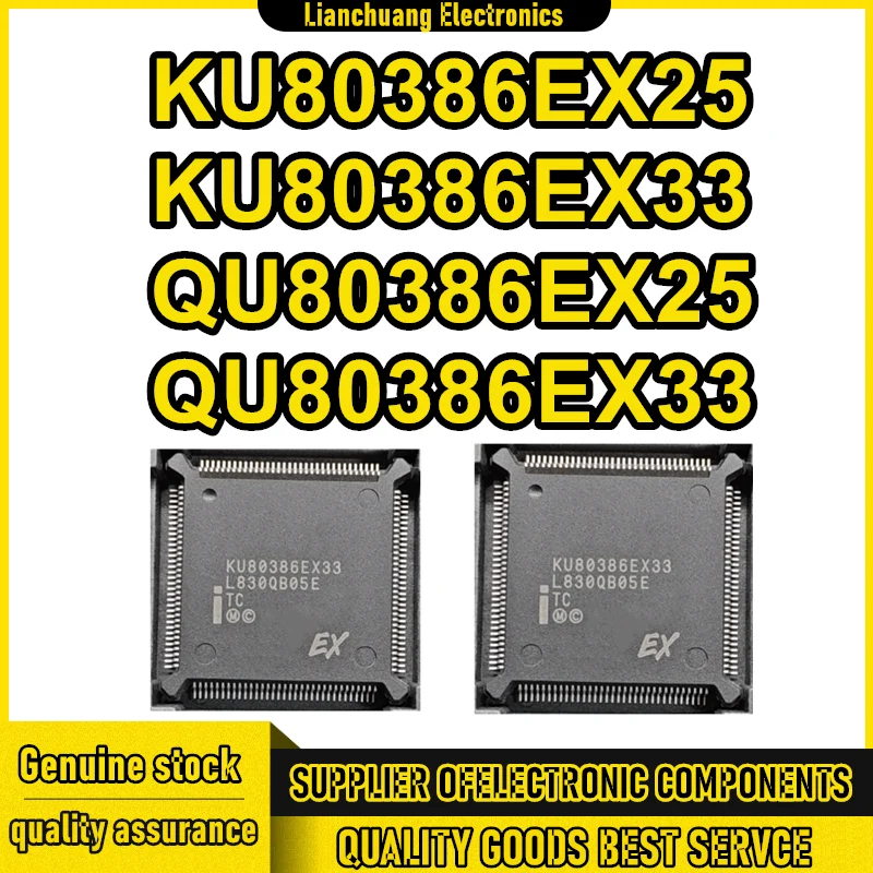 

KU80386EX25 KU80386EX33 QU80386EX25 QU80386EX33 QFP132 IC Chip New Original in stock