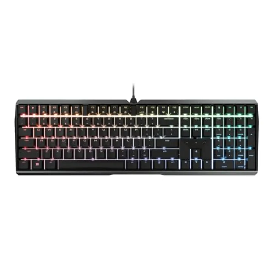 

MX 3.0S Wired Mechanical Gaming Keyboard with Robust Aluminum Housing RGB Lighting Full Key Rollover Anti-Ghosting MX2A Silent