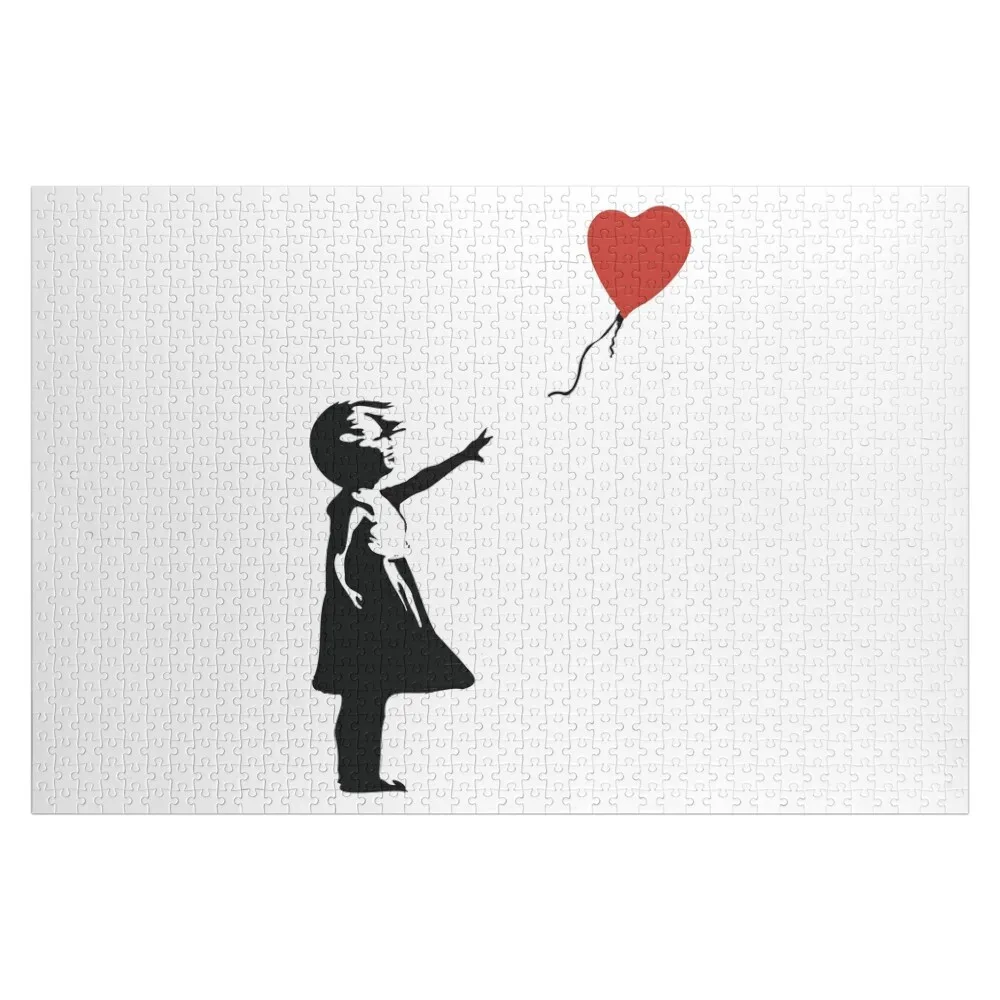 

Пазл с изображением девочки Бэнкси с шариком, персонализированный фото-пазл, индивидуальный подарок, детский пазл с индивидуальной фотопечатью, игрушка-пазл для детей