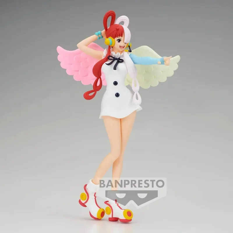 Original Genuine Banpresto One Piece Glitter ＆ Glamours Theater Version RED 22cm UTA  Cake Decoration Action Figures Model