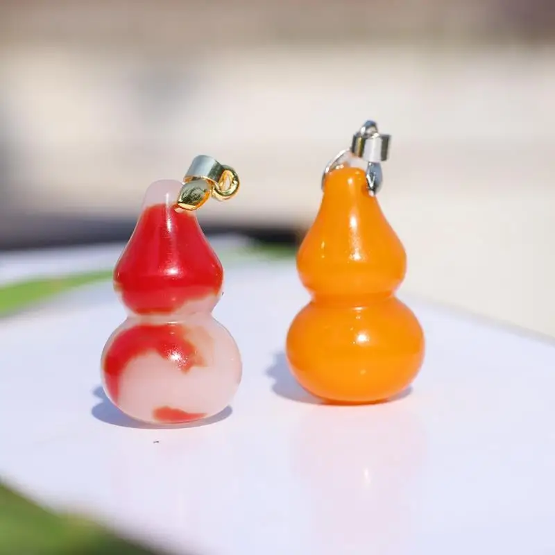 

Hetian Jade Gobi Jade Three-Dimensional Gourd Jade Pendant Chicken Blood Jade Fortune Gourd Transfer Wealth Pendant for Men and