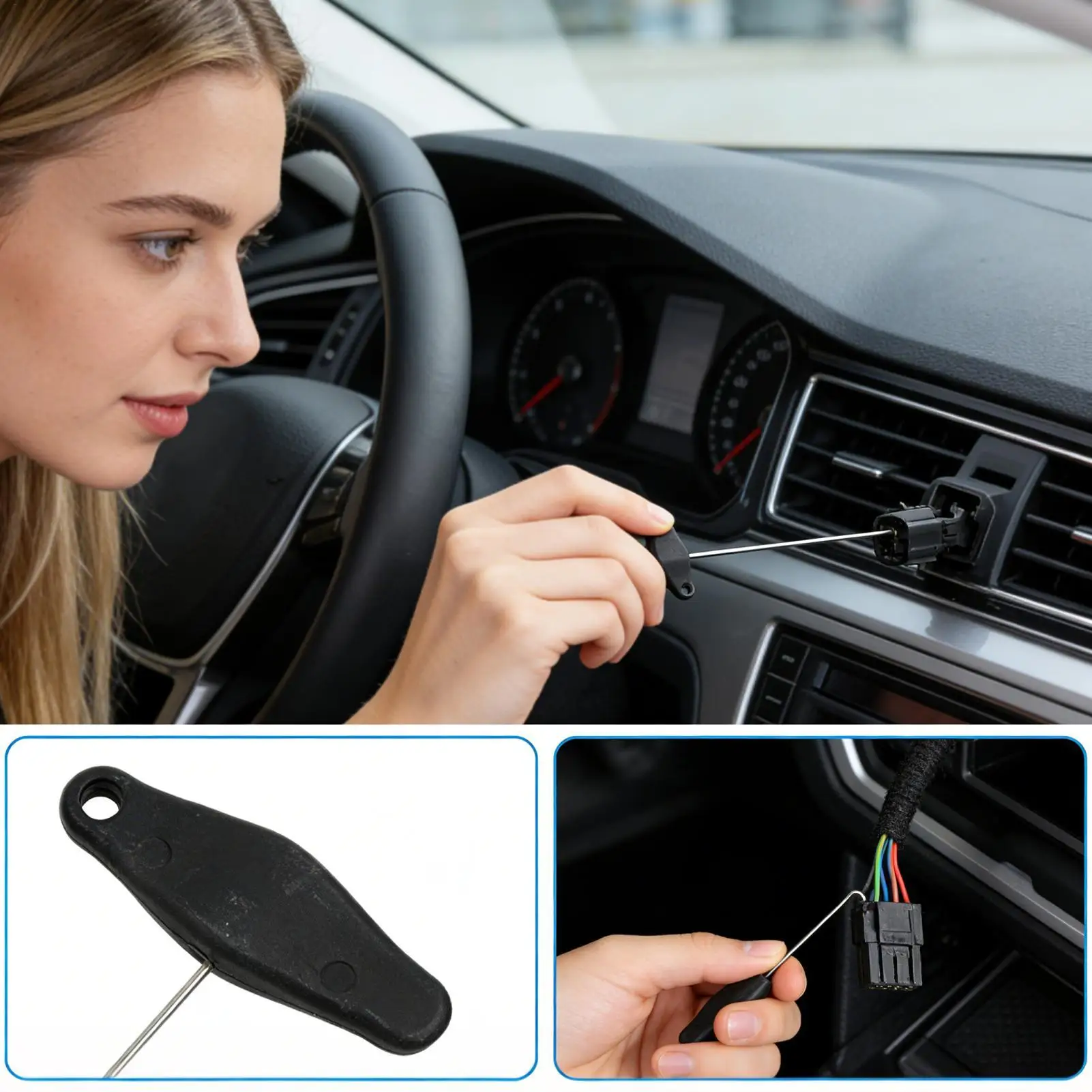Trim Panel Removal Tool Car Trim Panel Pulling Hook Dashboard Removal Pulling Hook for Dashboard Automotive RV SUV Sedan Oil