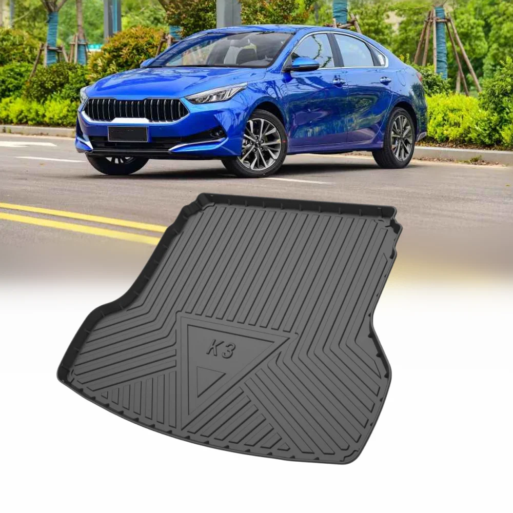 

TPE Storage Box Pad Rear Trunk Mat For KIA K3 2019 2020 Waterproof Protective Liner Trunk Tray Floor Mat