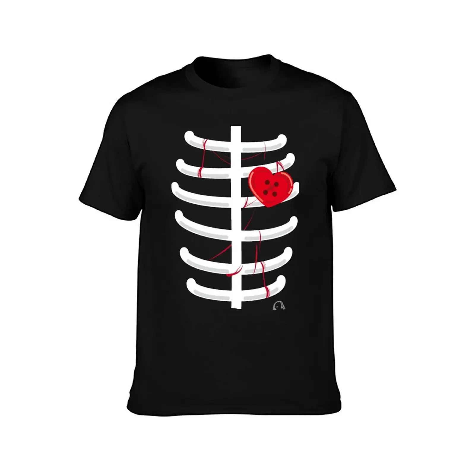 heart.shaped.button T-Shirt customizeds blacks T-shirts man man clothes mens t shirt