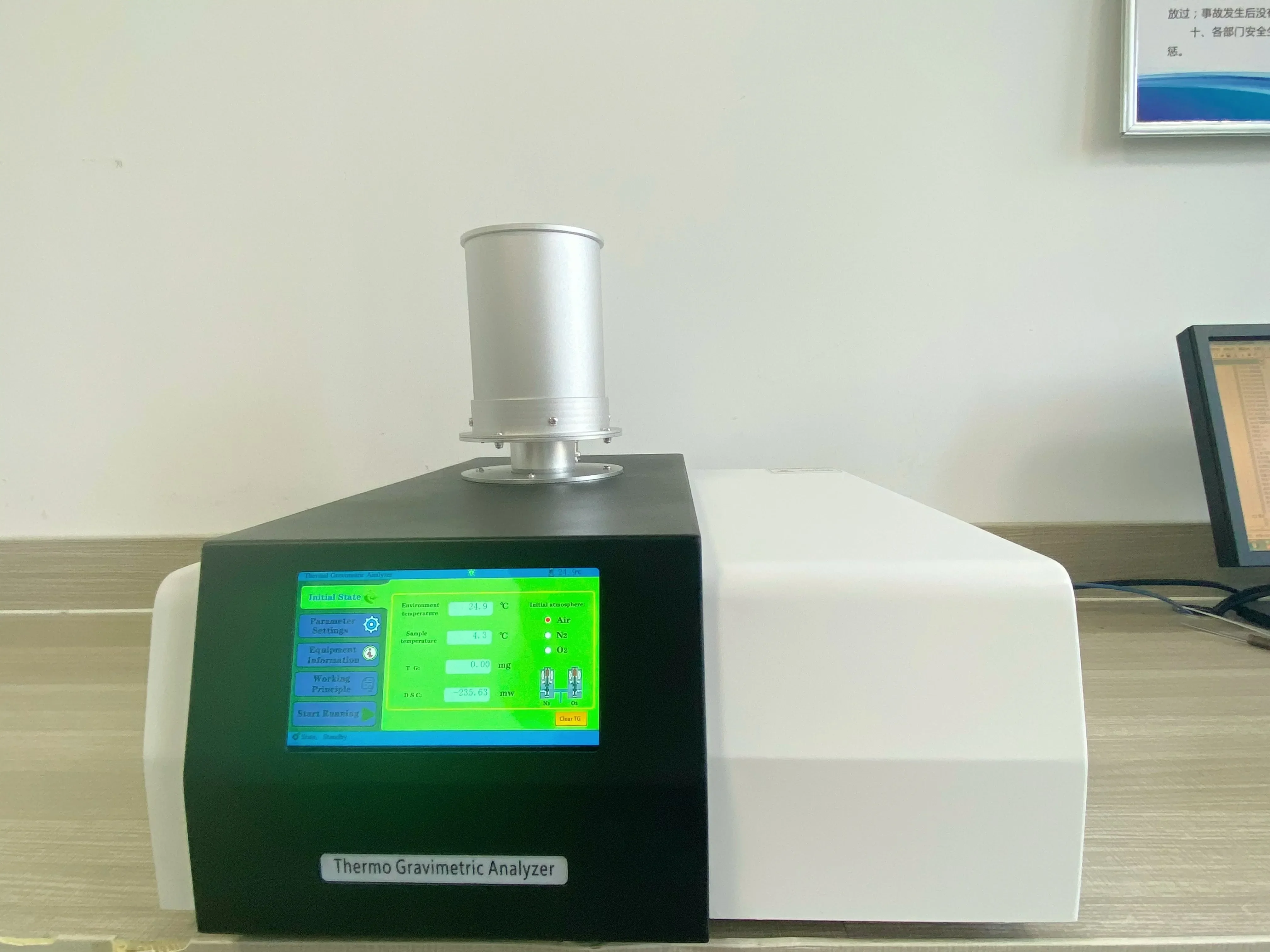 

Brand New Furnace Design High Precision and High Thermal Stability Thermogravimetric Analyzer with Touch Screen