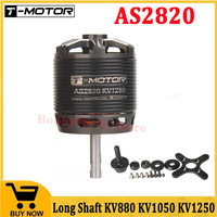 T-MOTOR AS2820 AS 2820 Long Shaft KV880 KV1050 KV1250 Brushless Motor for FPV Racing Fixed Wing RC Drone