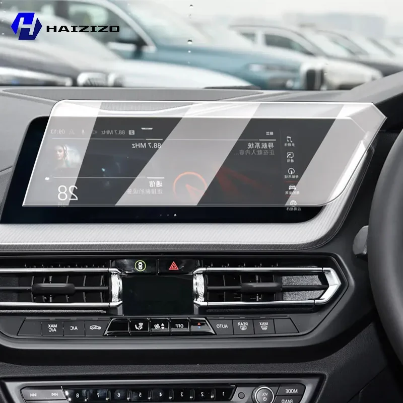 

For BMW Series 1 Series 2 F40 F44 F45 F46 2019-2022Car GPS navigation LCD screen tempered glass protective film anti fingerprint
