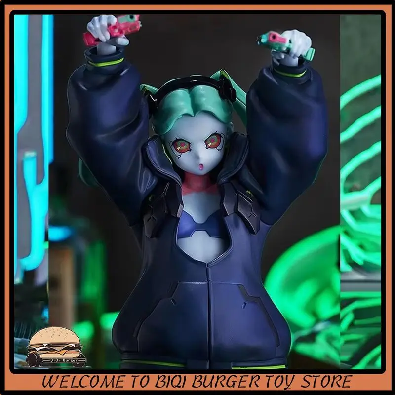 Rebecca Figure Cyberpunk：Edgerunners Figures Raise The Gun Rebecca Statue Model Doll Collect Desk Decoration Toys Birthday Gifts