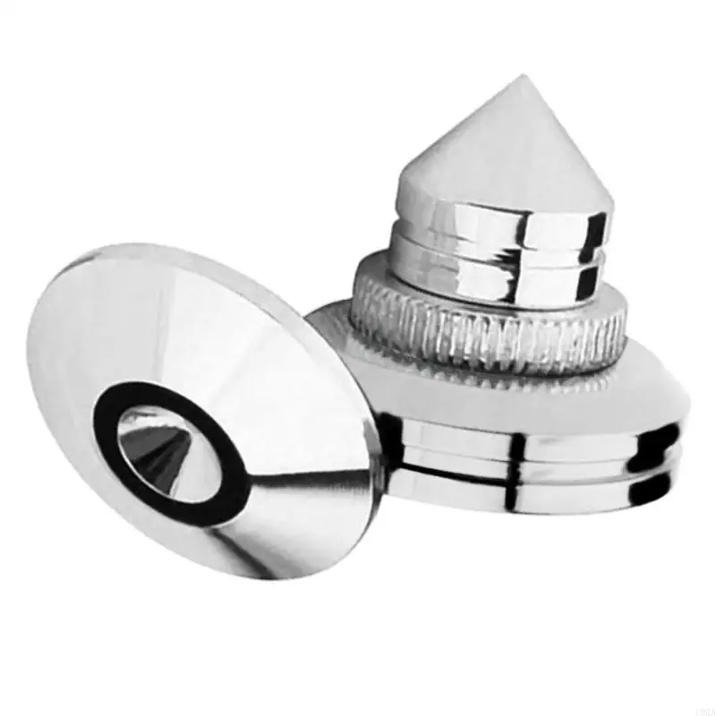 19qa 4 pçs metal alto-falante pés almofadas alto-falante suporte alto-falante acessórios atualiza sua experiência