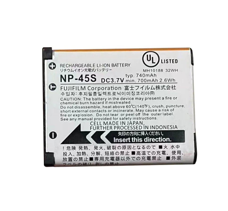 

Original NP-45S NP45S Battery For Fujifilm instax mini90 mini90s JZ305 JZ505 JZ500 JZ300 JX300 JX400 JX405 JX350 Z10 Z30 Z31 Z33