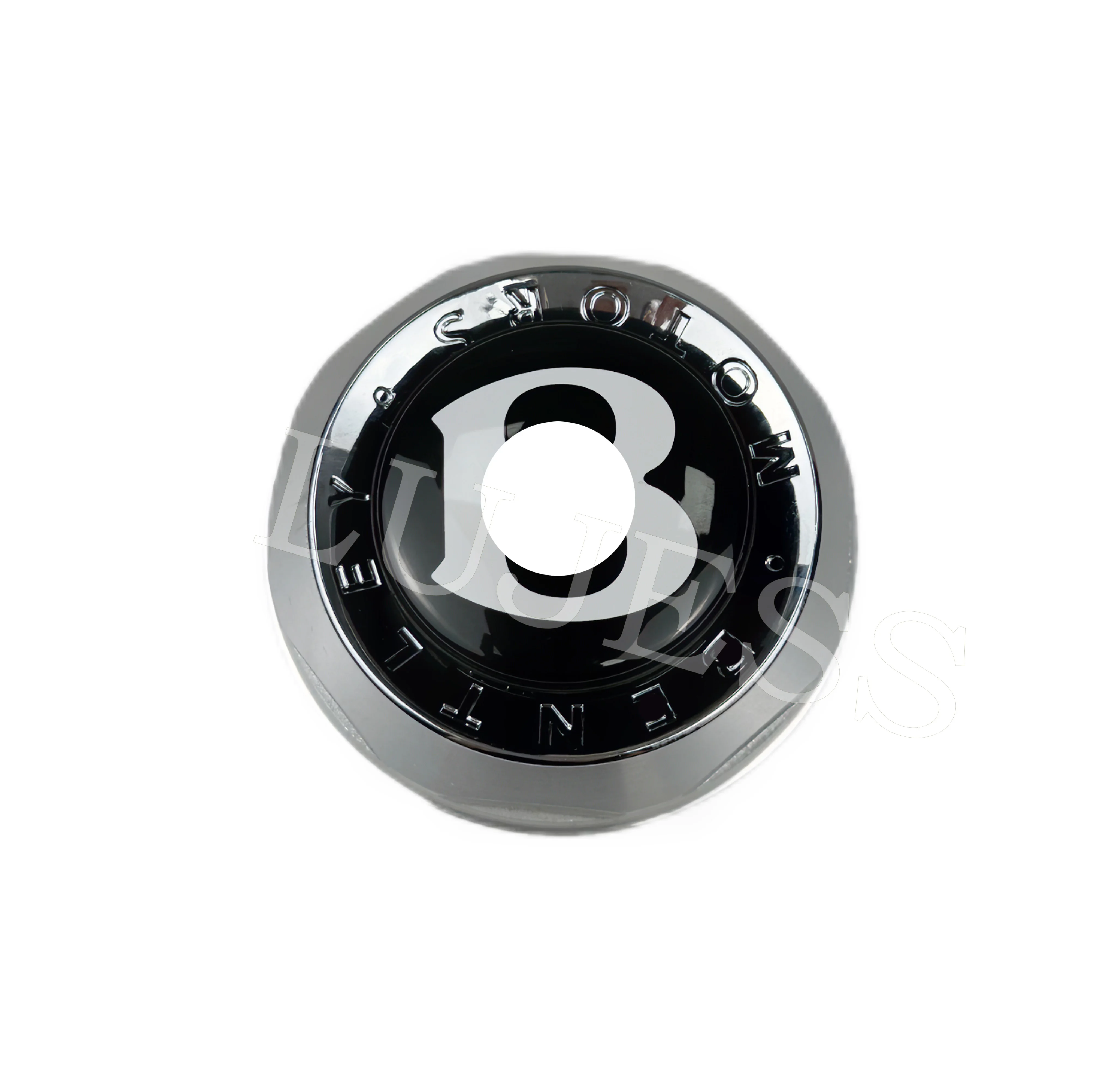 Silver Chrome Black Floating Center Wheel Sticker Rim Hub Caps ABS Finishing Emblem for  Bentley Mulsanne OEM 3Y0601259B